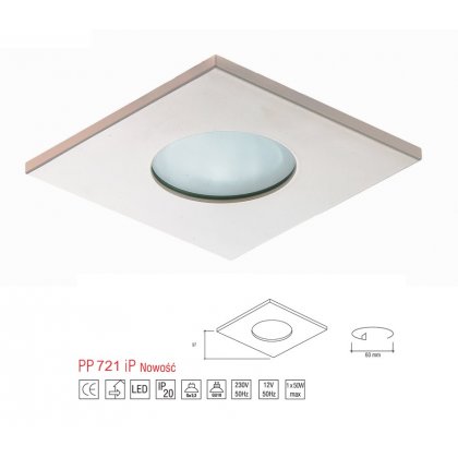 PP 721/1 IP OPRAWA HALOGENOWA PAR16 MR16 HERMETYCZNA IP44