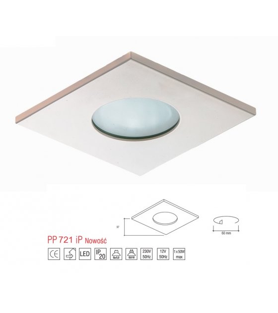 PP 721/1 IP OPRAWA HALOGENOWA PAR16 MR16 HERMETYCZNA IP44