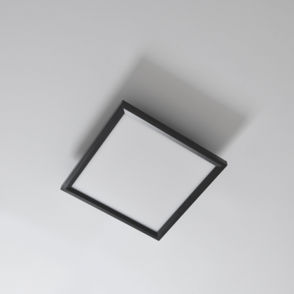 PP P SQUARE/30 BK PLAFON LED ŚCIEMNIALNY 30x30cm