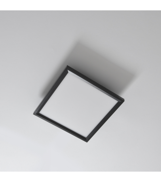 PP P SQUARE/30 BK PLAFON LED ŚCIEMNIALNY 30x30cm