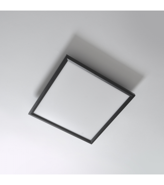 PP P SQUARE/40 BK PLAFON LED ŚCIEMNIALNY 40x40cm
