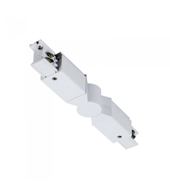 PP ŁĄCZNIK ŁAMANY REGULOWANY DO SZYNOPRZEWODU BIAŁY