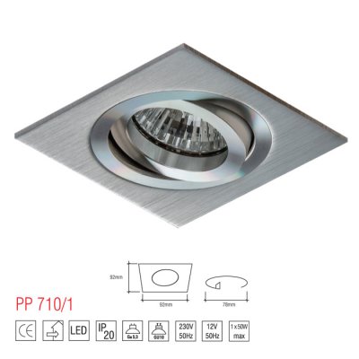 PP 710/1 OPRAWA HALOGENOWA PAR16 MR16