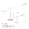 PP B 8001 WH LAMPA BIURKOWA LED 6W = 50W