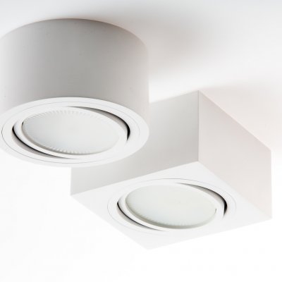 PP P 101 WH PLAFON GX53 - SUPER MAŁA WYSOKOŚĆ 6,5 CM !