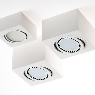 PP P 101 WH PLAFON GX53 - SUPER MAŁA WYSOKOŚĆ 6,5 CM !