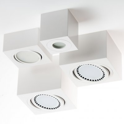 PP P 101 WH PLAFON GX53 - SUPER MAŁA WYSOKOŚĆ 6,5 CM !