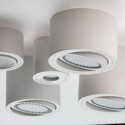 PP P 100 WH PLAFON GX53 - SUPER MAŁA WYSOKOŚĆ 6,5 CM !