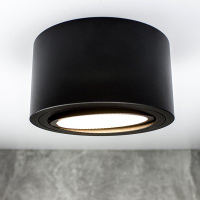 PP P 100 BK PLAFON GX53 - SUPER MAŁA WYSOKOŚĆ 6,5 CM !