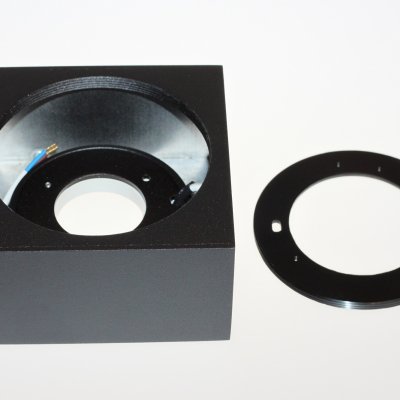 PP P 101 BK PLAFON GX53 - SUPER MAŁA WYSOKOŚĆ 6,5 CM !