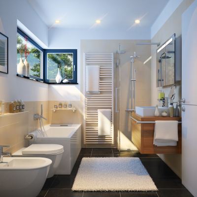 PP 827 IP OPRAWA LED - HERMETYCZNA IP44 - GŁĘBOKOŚĆ 3 CM !