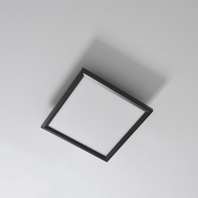 PP P SQUARE/30 BK PLAFON LED ŚCIEMNIALNY 30x30cm