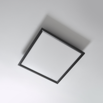 PP P SQUARE/40 BK PLAFON LED ŚCIEMNIALNY 40x40cm