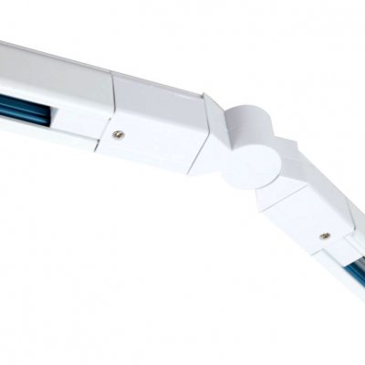 PP ŁĄCZNIK ŁAMANY REGULOWANY DO SZYNOPRZEWODU BIAŁY