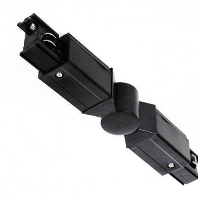 PP ŁĄCZNIK ŁAMANY REGULOWANY DO SZYNOPRZEWODU CZARNY