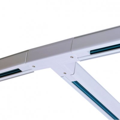 PP ŁĄCZNIK T DO SZYNOPRZEWODU BIAŁY