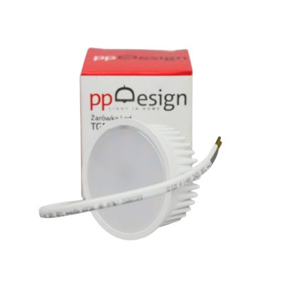 PP ŻARÓWKA MODUŁ LED PAR16 MR16 230V 5W 3000K 420lm=40W 120 stopni wys.3cm